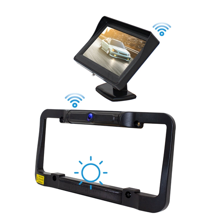 PZ620-W Car 4.3-inch Digital USA Frame Solar Wireless Reversing Image, PZ620-W PZ620-W Car 4.3-inch Digital USA Frame Solar Wireless Reversing Image, PZ620-W
